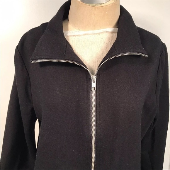 Lynn Ritchie Silver black silver zipper Jacket size smalll - Picture 12 of 13